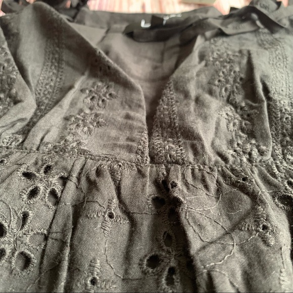 NWT LULUS Eyelet Lace Tiered Babydoll Dress - Picture 6 of 16